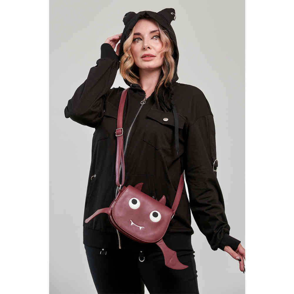 Banned - Release The Bats Schoudertas - Bordeaux rood